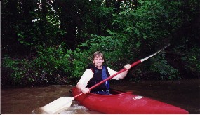 Lutz still afloat in Kayak