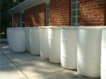 the white barrels
